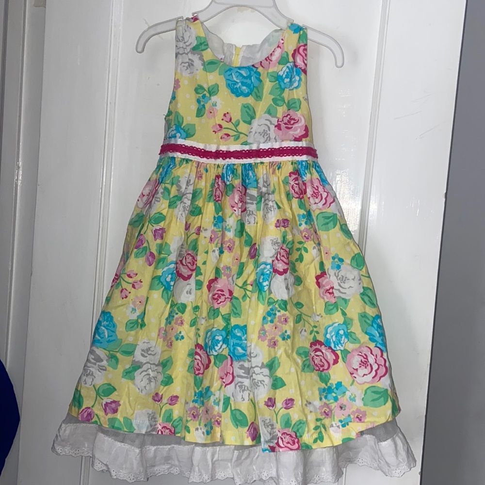 Girls floral spring dress